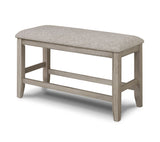 Fulton White Oak Counter Height Dining Bench - Crown Mark | Olivia Furniture