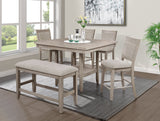Fulton White Oak Counter Height Dining Set | Crown Mark | Olivia Furniture
