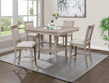 Fulton White Oak Counter Height Dining Set | Crown Mark | Olivia Furniture