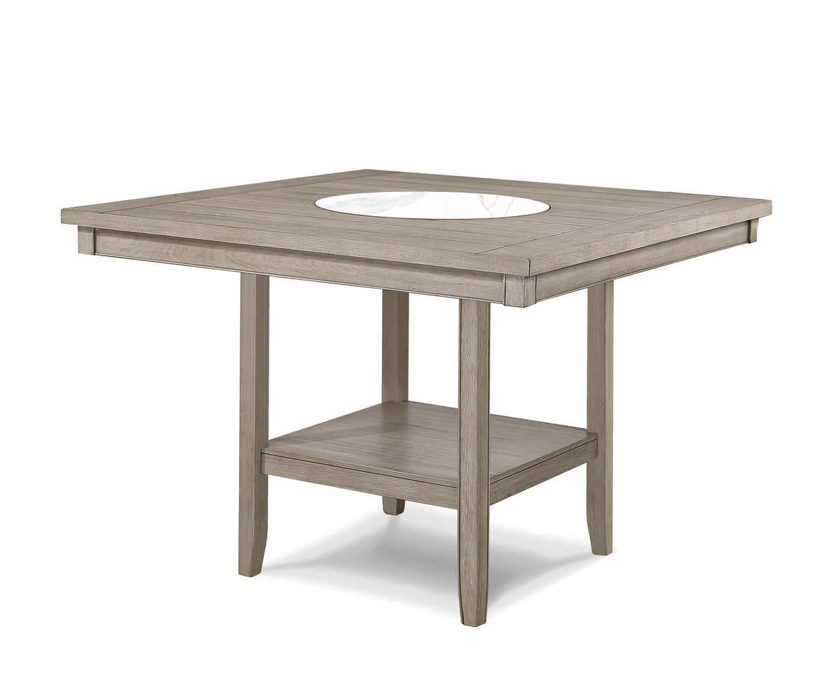 Fulton White Oak Counter Height Dining Set | Crown Mark | Olivia Furniture