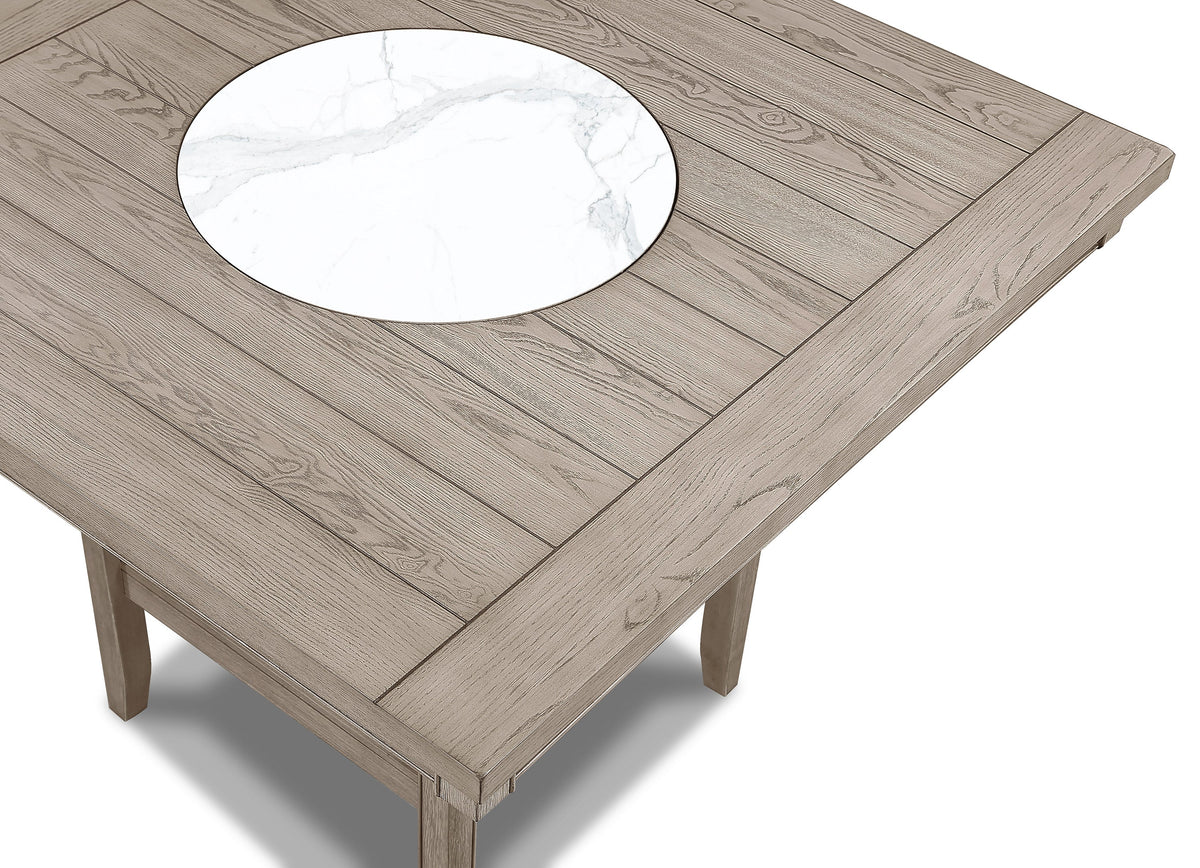 Fulton White Oak Counter Height Dining Set | Crown Mark | Olivia Furniture