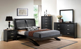 Galinda Black Bedroom Mirror (Mirror Only) - Crown Mark | Olivia Furniture
