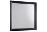 Galinda Black Bedroom Mirror (Mirror Only) - Crown Mark | Olivia Furniture