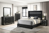 Gennro Black Dresser Mirror (Mirror Only) - Crown Mark | Olivia Furniture