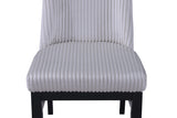 Hadley Black/Light Gray Dining Side Chair, Set of 2 - Crown Mark | Olivia Furniture