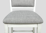 Hartwell Chalk Gray Counter Height Chair, Set of 2 - Crown Mark | Olivia Furniture