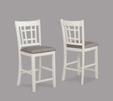 Hartwell Chalk Gray Counter Height Dining Set | Crown Mark | Olivia Furniture