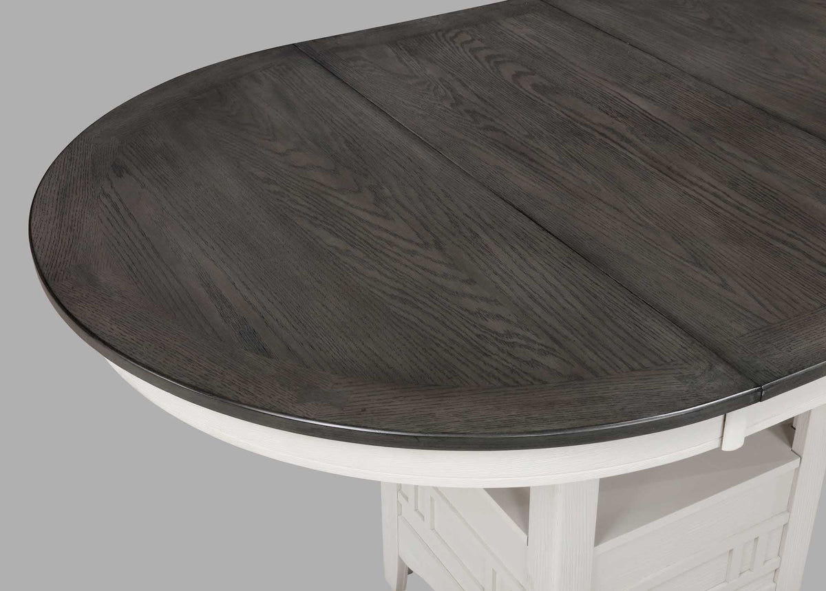 Hartwell Chalk Gray Counter Height Dining Set | Crown Mark | Olivia Furniture