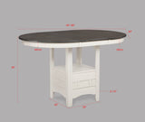 Hartwell Chalk Gray Counter Height Dining Set | Crown Mark | Olivia Furniture