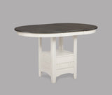 Hartwell Chalk Gray Counter Height Dining Set | Crown Mark | Olivia Furniture