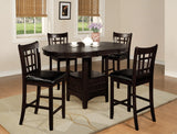 Hartwell Espresso Counter Height Chair, Set of 2 - Crown Mark | Olivia Furniture