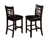 Hartwell Espresso Counter Height Chair, Set of 2 - Crown Mark | Olivia Furniture