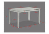 Henderson Driftwood 5-Piece Dining Set | Crown Mark | Olivia Furniture