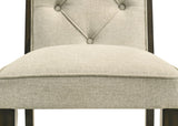 Herbert Espresso/Beige Dining Side Chair, Set of 2 - Crown Mark | Olivia Furniture