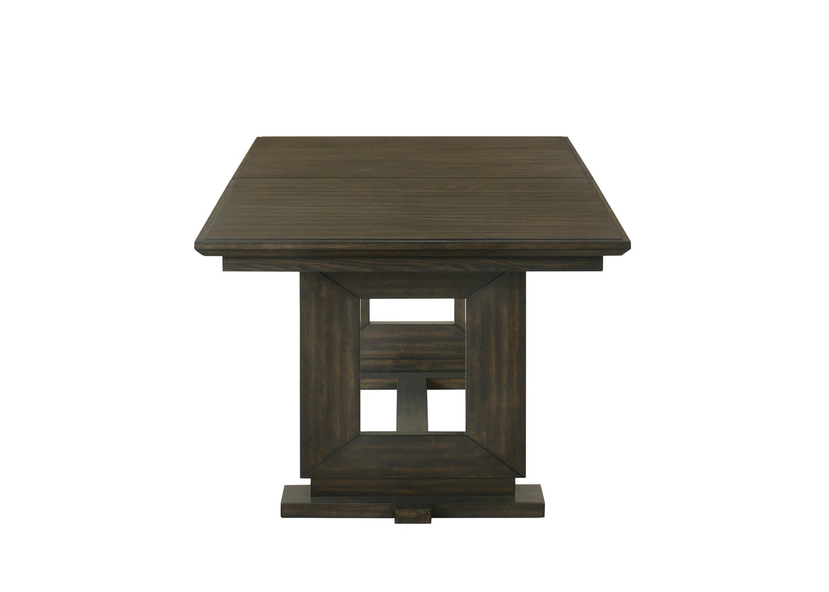 Herbert Espresso/Beige Extendable Dining Set | Crown Mark | Olivia Furniture