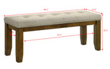 Hollister Brown Bench - Crown Mark | Olivia Furniture