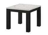 Ivy White Faux Marble 3-Piece Cocktail Set - Crown Mark | Olivia Furniture