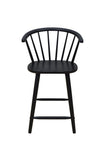 Janna Black Counter Height Stool, Set of 2 - Crown Mark | Olivia Furniture