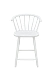 Janna White Counter Height Stool, Set of 2 - Crown Mark | Olivia Furniture