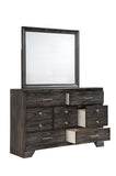 Jaymes Gray Bedroom Mirror (Mirror Only) - Crown Mark | Olivia Furniture