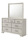 Jaymes White Mist Dresser Mirror (Mirror Only) - Crown Mark | Olivia Furniture