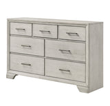 Jaymes White Mist Sleigh Storage Platform Bedroom Set