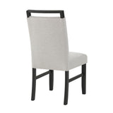 Jules Black/Light Gray Side Chair, Set of 2 - Crown Mark | Olivia Furniture