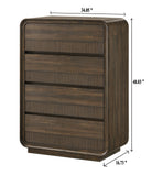 Kinkaid Warm Wood Bedroom Set