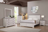Leighton Cream/Brown Bedroom Mirror (Mirror Only) - Crown Mark | Olivia Furniture