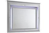 Lillian Silver Bedroom Mirror (Mirror Only) - Crown Mark | Olivia Furniture