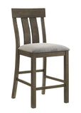 Lloyd Brown Counter Height Chair, Set of 2 - Crown Mark | Olivia Furniture
