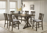 Lloyd Brown Counter Height Chair, Set of 2 - Crown Mark | Olivia Furniture
