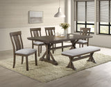 Lloyd Brown Dining Bench - Crown Mark | Olivia Furniture