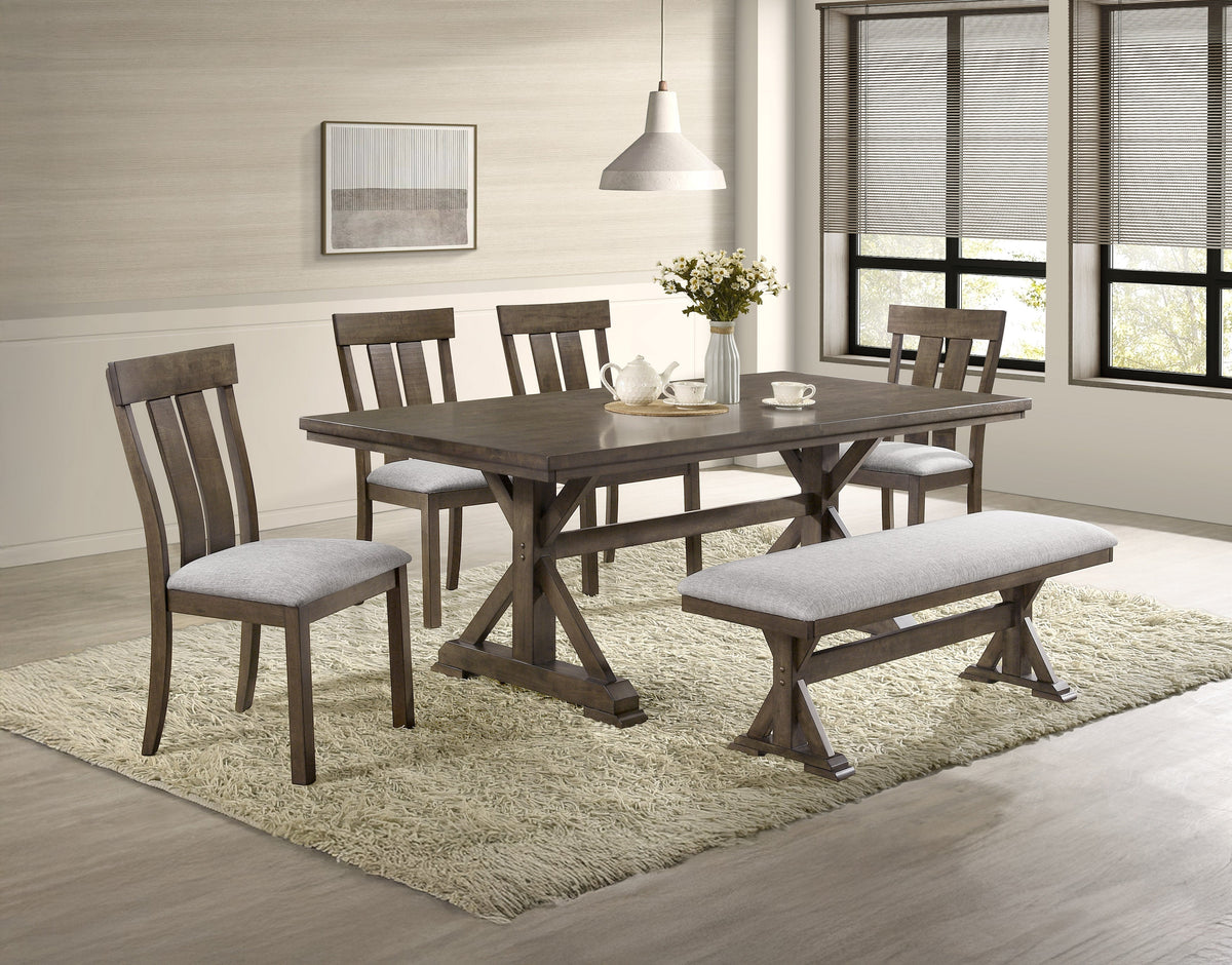 Lloyd Brown Rectangular Dining Table
