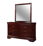 Louis Philip Cherry Mirror (Mirror Only) - Crown Mark | Olivia Furniture