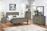 Louis Philip Gray Bedroom Mirror (Mirror Only) - Crown Mark | Olivia Furniture
