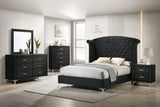 Lucinda Black Mirror (Mirror Only) - Crown Mark | Olivia Furniture