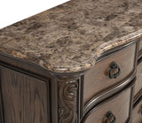 Ludwig Brown Upholstered Panel Bedroom Set