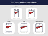 Peak 2.0 10 Hybrid Twin Mattress
