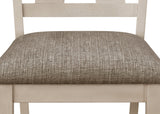 Maribelle Chalk/Gray Dining Chair, Set of 2 - Crown Mark | Olivia Furniture