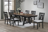Maribelle Wheat Charcoal Side Chair, Set of 2 - Crown Mark | Olivia Furniture