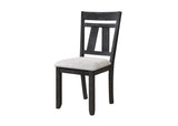Maribelle Wheat Charcoal Side Chair, Set of 2 - Crown Mark | Olivia Furniture