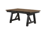 Maribelle Wheat Charcoal Extendable Dining Table
