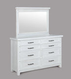 Maybelle White Bedroom Mirror (Mirror Only) - Crown Mark | Olivia Furniture