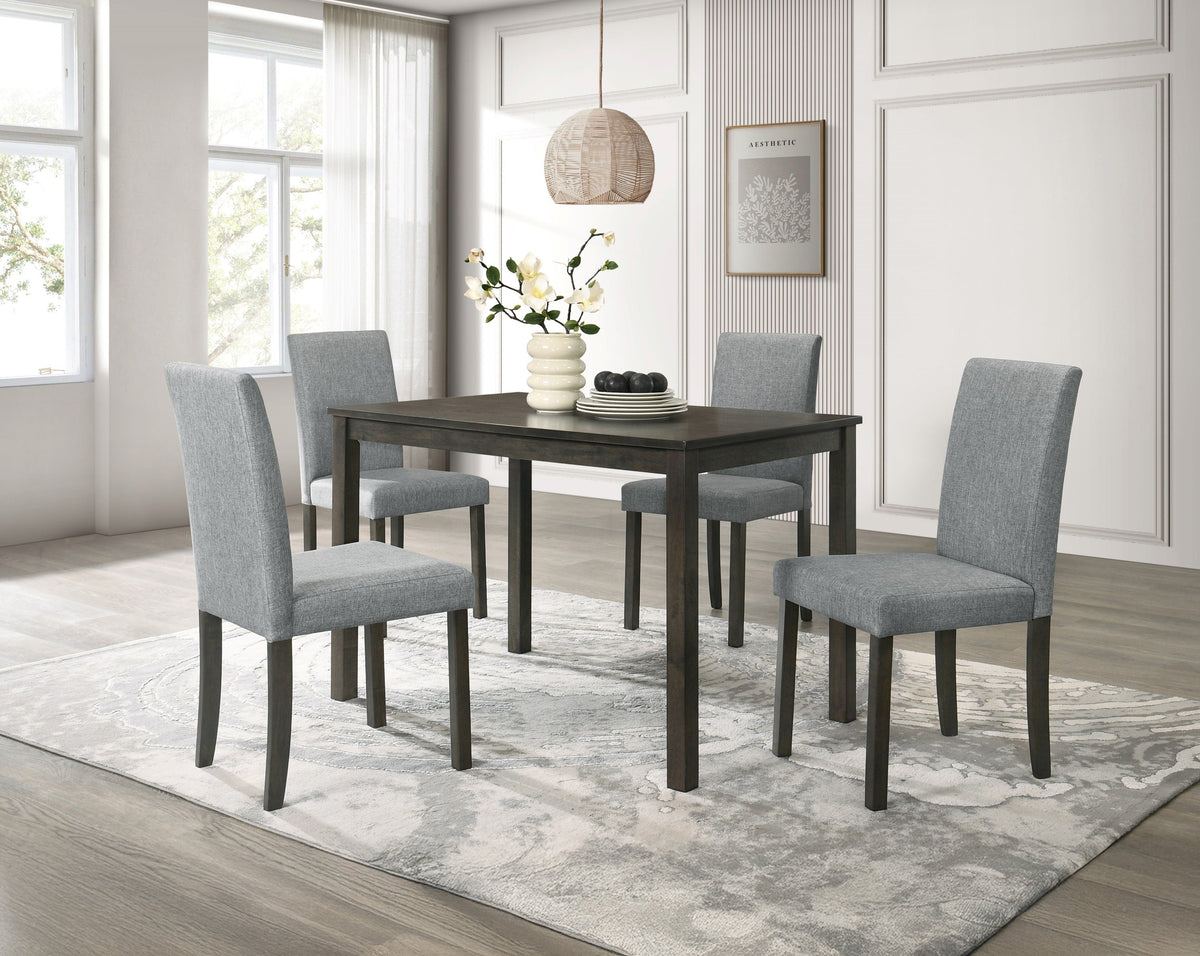 Melshire Dark Wood/Gray Dining Set | Crown Mark | Olivia Furniture