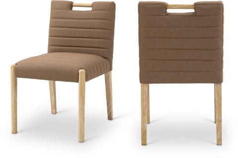 Aimee Vegan Leather Upholstered Dining Side Chair — 11026-SC