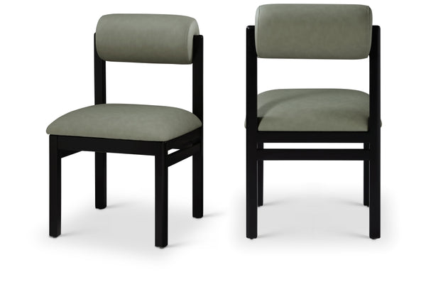 Roundhill Vegan Leather Upholstered Dining Chair — 11054-C