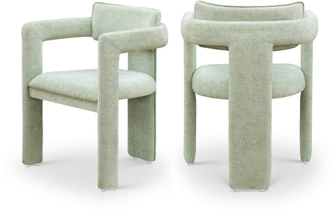 Brenda Chenille Fabric Upholstered Dining Chair — 11084-C
