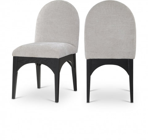 Waldorf Chenille Fabric Upholstered Dining SIde Chair — 378-SC