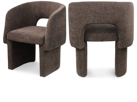 Emmet Chenille Fabric Upholstered Dining Chair / Accent Chair — 439-C